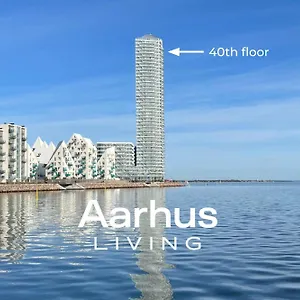 Apartment View In Denmark From 40th Floor, Århus